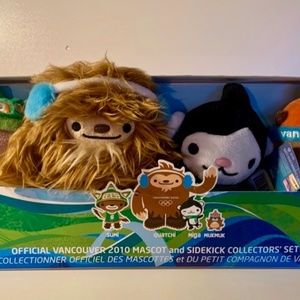 Official Vancouver 2010 Mascot and Sidekick Collectors' Set